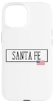 Coque pour iPhone 15 Santa Fe City, États-Unis, drapeau, État, voyages, États-Unis, Amérique, femmes, hommes