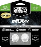 KontrolFreek FPS Freek Galaxie Blanc pour Manette Xbox One et Xbox Series X | Manette Performance | 1 Taille Haute, 1 Taille Moyenne | Blanc