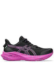 Asics Women's Running Stability GT-2000&trade; 13 Lite-Show Trainers - Black/Pink, Black/Pink, Size 5, Women