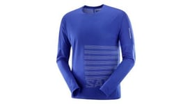 Maillot manches longues salomon sense aero bleu