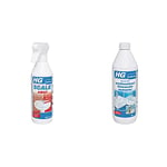 HG Limescale Remover Foam Spray, Professional Grade Limescale Remover & Screens (500ml) 218050106 & HG Limescale Remover Concentrate, Intensive Extra Strong Bathroom Descaler,1 litre (100100106)