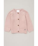 Rock A Bye Baby Girls Cotton Knit Cardigan - Pink - Size 6-12M