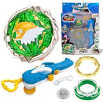 Infinity Nado- Toupie Non-Stop Battle Deluxe-Jade Bow, EU634403,Jouet Enfant 5 6 7 8 9 10 11 12 Ans Garcon Fille