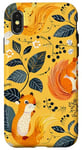 Coque pour iPhone X/XS Jaune Bohemian Tropical Squirrels Just Wanna Have Fun Phone