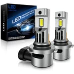 JOSHF Ampoule HB4 LED Phare pour Voiture et Moto, CSP 110W 30000LM 600% Luminosité 6500K Blanc Ampoules Led HB4/9006,2 Ampoules