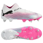 PUMA Future 7 Ultimate Sg Phenomenal - Vit/svart/poison Pink - Soft Ground (Sg), storlek 42½