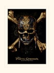 Disney Pirates of The Caribbean (Skull) 30 x 40 cm Montée d'impression