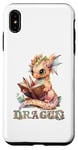 Coque pour iPhone XS Max Bébé dragon mignon à lire | Fantasy | Jeu de rôle | Dragon