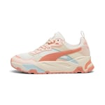 PUMA Homme Trinity Sneaker, Warm White-Deeva Peach-Island Pink-Frosted Dew, 36 EU