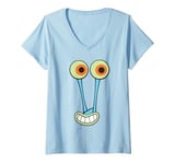 Womens SpongeBob SquarePants Gary Snail Smile V-Neck T-Shirt