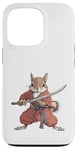 Coque pour iPhone 13 Pro Anime Samurai Squirrel Warrior Kids