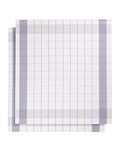 De Witte Lietaer Lot de 2 Touchons Luxe Lin/Coton Mixte, 50% Lin/50, Lavande-Violet, 68x68 cm