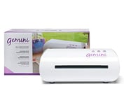 Gemini Multi Media Die Cutting & Embossing Machine with Pause Resume & Reverse, White, Global Version, 22.5 x 43 x 25.6 cm