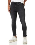 ONLY & SONS Men's Onsfly Spray On 7848 DNM JNS Box Ext Jeans, Black Denim, 33 W/32 L