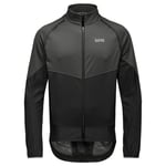 GORE WEAR Men's Cycling Jacket Phantom, GORE-TEX INFINIUM, Terra Grey/Black, XXL