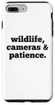 iPhone 7 Plus/8 Plus Wildlife Cameras and Patience Nature Photography Lovers Case