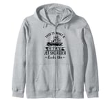 This is what a great jet ski rider looks like - Jetskiing Zip Hoodie