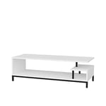 DECOROTIKA - Reilly Modern 120 cm TV Stand and Media Console - TV Unit – 55 inch TV Stand - Colour Options (Black/White)