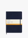 Moleskine Extra Large Lined Notebook, Sapphire Blue