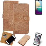 FOR Samsung Galaxy A02 SMARTPHONE CASE COVER WALLETCASE CORK