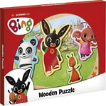 BAMBOLINO TOYS 19098 Totum Bing Wooden Puzzle Friends, Wood, Multi, 25,5x34x2,5