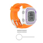 Garmin Forerunner 10 Pehmeä Sportti Kello Vaihdettava Hihna, Pituus: 21.5cm - Oranssi