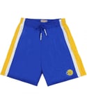 Mitchell & Ness Golden State Warriors Mens Shorts - Blue Nylon - Size Large