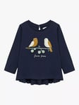 Mango Kids' Birdy Friends Forever Tee, Navy