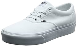Vans Women's Doheny Platform Sneaker, White Canvas White 0rg, 8.5 UK