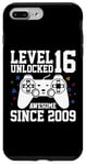 iPhone 7 Plus/8 Plus Level 16 Unlocked Awesome Since 2009 16th Birthday Gaming Case