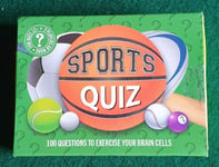 BRAND NEW & SEALED! SPORTS QUIZ - 100 QUESTIONS - FAMILY SPORTS QUIZ CARD GAME