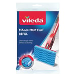 2x Vileda Magic Mop Flat Refill Absorbent Non-Scratch Scourer Head Replacement