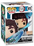 Figurine Funko Pop - Demon Slayer N°873 - Tanjiro Avec Dragon - Glow In The Dark (49680)