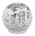 abc HOME | Boule à Neige | LED | Fonctionne sur Piles | 16 cm de diamètre