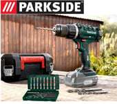 Parkside 20V Cordless Drill Driver Set - Bare Tool - Without Battery & Charger