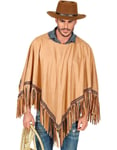 Hippie/Mexikansk/Indian Poncho för Vuxen