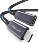 Câble D'Extension Usb C 1,5M,Nouvelle Version Typec 3.2 Mâle Vers Femelle Charge Rapide Et Transfert De Données Audio Pour Galaxy Tab S8,Pad,M1 M2 Mac Mini/Pro,Galaxy S22,Chargeur [YIN144388]