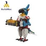 Buildmoc Zeldaing Wild Breath Link Kass Bird Master Sword Keeper MOC Set Rakennuspalikat Sarjat Lelut lapsille Lapsille Lahjat Lelu