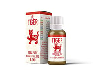 Mystix London | Tiger - Chinese Zodiac Essential Oil Blend 10ml - For Diffusers, Aromatherapy & Massage Blends | Perfect as a Gift | Vegan, GMO Free