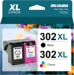 Cartouches d'encre 302XL Compatibles pour Cartouche HP 302 XL Noir et Couleur pour Cartouche Encre HP 302 pour Envy 4525,4520,DeskJet 3630,Officejet 3831,3830,5230(Q199)