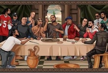 empireposter Poster The Last Supper of Hip Hop - Dimensions : 61 x 91,5 cm