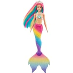 Barbie - Rainbow Magical Mermaid - Docka - Från 3 år