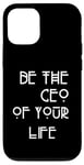 Coque pour iPhone 12/12 Pro PDG de votre vie, prise en charge, design motivant