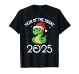 Cute New Year 2025 Tee Kid Girl Boy Year Of The Snake-2 Fun T-Shirt