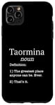 Coque pour iPhone 11 Pro Max Souvenirs de Taormina / Souvenir de Taormina Drôle Faux Définition