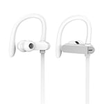 Mackur Anti-drop Sport Earphone Headphones Super Bass Running Music HD Hifi Headset for Mobile Phones and PC 3.5mm jack (Color : Sliver)