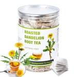 50 Bags Roasted Dandelion Root Tea Bags, 2.5/Bags, Natural Dried Dandelion Root, Dandelion Tea Loose Leaf, Caffeine Free, Health Herb Tea