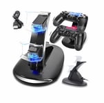 New Playstation 4 Dual Gamepad Controller Docking Station Charger PS4 1084