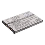 Batteri til Casio kamera Exilim Card EX-S880 - 650mAh