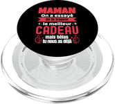 Cadeau Fete Des Meres Humour Tee Shirt Femme Fete Fes Meres PopSockets PopGrip pour MagSafe